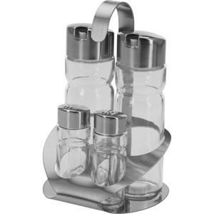 Westmark, 4-tlg. Set Menage Salz. Pfeffer. Essig und Öl Wien, 