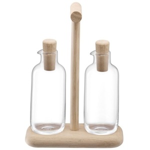 LSA International, Dine Oel Essig Set Gestell Eiche 250ml L17cm B8.5cm, Dine Oel Essig Set Gestell Eiche 250ml L17cm B8.5cm