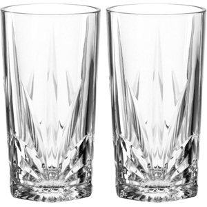 LEONARDO, Leonardo Longdrinkglas IL Mondo 390 ml, 2 Stück, Transparent, LEONARDO Longdrinkglas »Longdrinkglas IL Mondo«