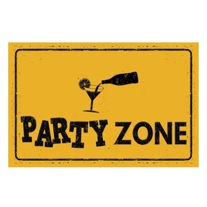 contento, Vinyl Teppich MATTEO 118x180 cm Party Zone, 