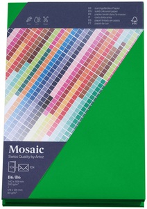 NoName, Artoz Mosaic Karten/Kuverts B6/B6 apfelgrün je 10 Stück, Artoz Mosaic Karten/Kuverts B6/B6 apfelgrün je 10 Stück