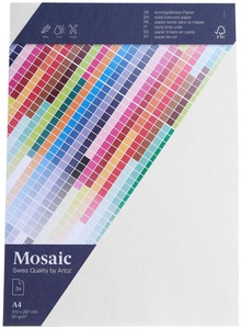 Artoz, Artoz Mosaic Bogen A4 weiss 5 Stück, 