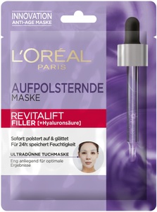 L´Oréal Paris, L'Oréal Paris Revitalift Filler Aufpolsternde Maske, L'Oréal Paris Revitalift Filler Aufpolsternde Maske
