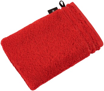 undefined, Vossen Walk-Frottier Waschhandschuh Calypso Feeling, VOSSEN - Calypso Feeling Waschhandschuh, 22X16CM, Purpurrot