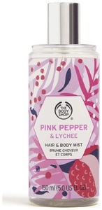 The body shop, pink pepper & lychee haar- & körperspray