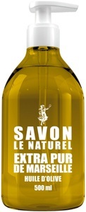 SAVON LE NATUREL, Savon Le Naturel - Extrapur De Marseille Huile d'Olive / Flüssigseife Mit Olivenöl 500ML, 