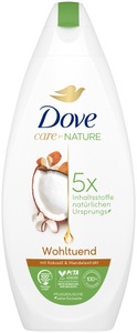 Dove, Care by Nature Pflegedusche Wohltuend Kokosöl & Mandelextrakt, Dove Care by Nature Pflegedusche Wohltuend Kokosöl & Mandelextrakt (225ml)