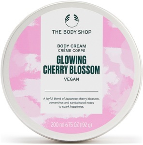 The body shop, Glowing Cherry Blossom Body Cream, The Body Shop Glowing Cherry Blossom Body Cream 200ml Damen