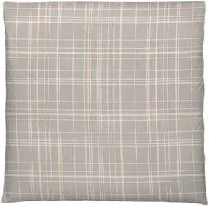 Inhouse NEXT, IH NEXT Duvet Satin Karo sand 200x210, Inhouse Duvet Gots Satin 200x210 Karo sand
