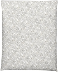 Inhouse NEXT, IH NEXT Duvet Satin Pais. silber 160x210, Inhouse Duvet Gots Satin 160x210 Paisley silber