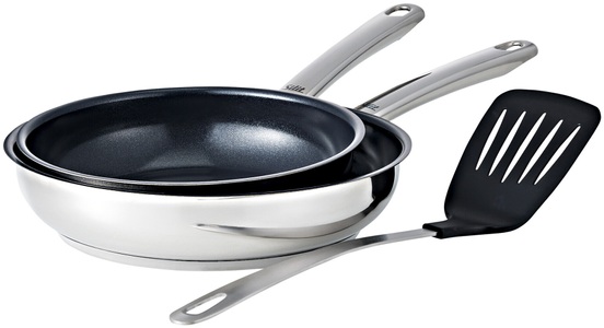 SILIT, Silit - Pfannenset Talis - 3-teilig - Silit Pfannenset Talis - 3-teilig, Silit - Bratpfannen-Set, 20/24CM, Chrom