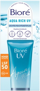 Bioré, Aqua Rich - BIORÉ Aqua Rich UV Leichtes Feuchtigkeitsfluid LSF50, BIORÉ - Aqua Rich UV Leichtes Feuchtigkeitsfluid LSF50