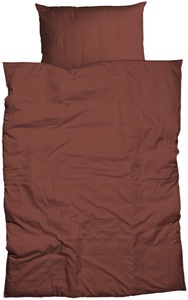 Inhouse, IH Duvet GOTS Satin Paspel 200x210 rot, Inhouse IH Duvet Gots Satin Paspel 200x210 rot