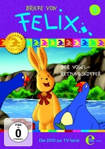 undefined, Briefe von Felix, Ein Hase auf Weltreise - Der Vogel-Rettungskoffer, 1 DVD, Felix. Der Vogel-Rettungskoffer (5), DVD z. TV-Serie