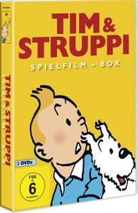 undefined, Tim & Struppi Spielfilm Box (Jumbo Amaray), Tim & Struppi Spielfilm-Box
