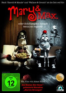 undefined, Mary & Max - oder schrumpfen Schafe wenn es regnet?, 1 DVD, Mary & Max oder Schrumpfen Schafe wenn es regnet