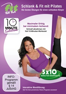 undefined, 10 Minute Solution: Schlank & Fit mit Pilates, 1 DVD, 