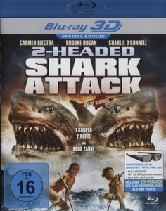 undefined, 2 Headed Shark Attack 3D, 1 Blu-ray, 