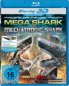 undefined, Mega Shark vs. Mechatronic Shark 3D (2014) - (Blu-ray 3D (+2D)), 