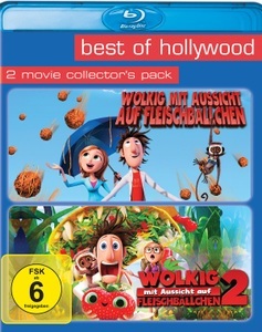 undefined, BEST OF HOLLYWOOD - 2 Movie Collector's Pack 82, Wolkig mit Aussicht auf Fleischbällchen/Wolkig mit Aussicht auf Fleischbällchen2 - Best of Hollywood/2 Movie Collector's Pack [2 BRs]