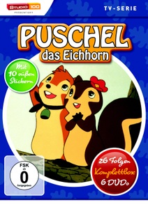 undefined, Puschel das Eichhorn, Komplettbox, 6 DVD, Puschel - Das Eichhorn Komplettbox [6 DVDs]