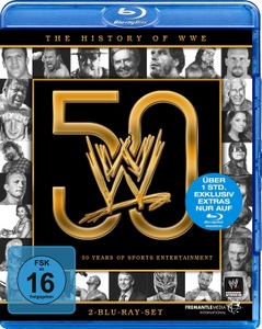 Edel Germany CD / DVD, The History of WWE: 50 years of sports entertainment - 2 Disc Bluray, The History of WWE - 50 Years of Sports Entertainment [2 BRs]