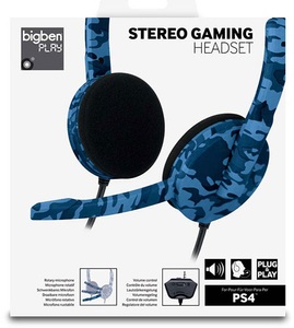 Bigben Interactive GmbH, PS4 - Stereo Gaming-Headset 'Camouflage' Blue, 