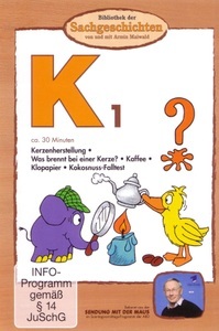 undefined, Bibliothek der Sachgeschichten - K1, Kerzenherstellung, Was brennt bei einer Kerze?, Kaffee, Klopapier, Kokusnuss-Falltest, 1 DVD, Bibliothek der Sachgeschichten (K1)Kerzenherstellung,Kaffee