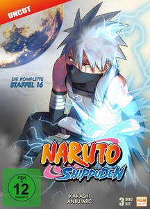 undefined, Naruto Shippuden - Kakashi Anbu Arc. Staffel.16, 3 DVD, 