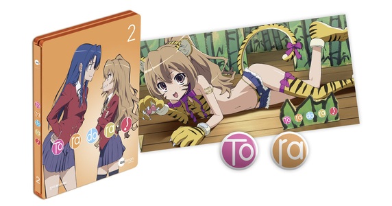 undefined, Toradora!. Vol.2, 1 DVD (Limited Steelbook), Toradora! Vol. 2 - Limited Steelbook Edition