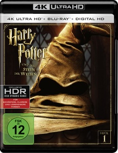 undefined, Harry Potter und der Stein der Weisen 4K, 1 UHD-Blu-ray, Harry Potter und der Stein der Weisen (4K Ultra HD) (+ Blu-ray)