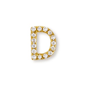 Christ, Christ Mix&Match - Charm Letter D Anhänger Unisex, Christ Letters Anhänger Unisex