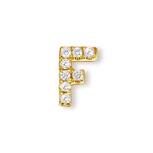 Christ, Christ Mix&Match - Charm Letter F Anhänger Unisex, Christ Letters Anhänger Unisex