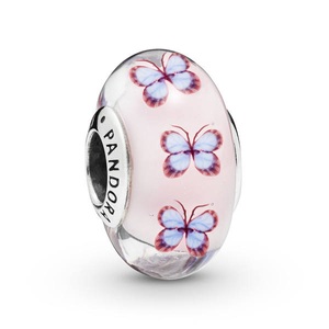 Pandora, Pandora Butterfly Murano Glass Charm Damen, Pandora Butterfly Murano Glass Charm Damen