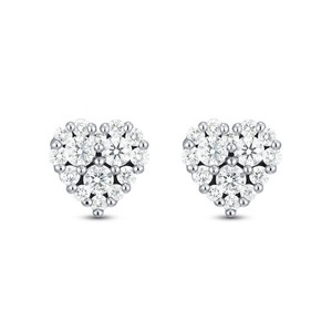 Christ, Christ Herz Ohrschmuck Damen, Diamonds by Christ Coeur Ohrschmuck Damen