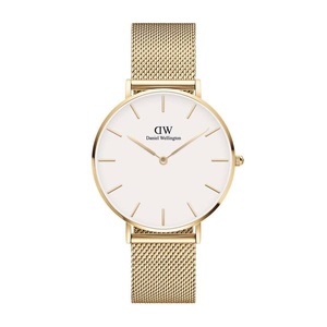Daniel Wellington, Daniel Wellington Petite Uhren Unisex, Daniel Wellington DW00100346 Petite Evergold Damenuhr