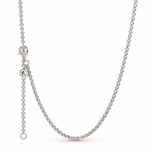 Pandora, Pandora Pendant White Amulet Collier Damen, Pandora Necklace only Halsschmuck Damen