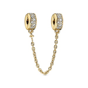 Pandora, Charm Damen Goldfarben ONE SIZE, Pandora Moments Clip Damen