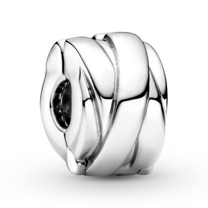 Pandora, Charm Damen Silber ONE SIZE, Pandora Moments Clip Damen