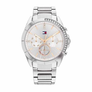 Tommy Hilfiger, Chronograph Uhr Damen Silber 38mm, Tommy Hilfiger KENNEDY Uhren Damen