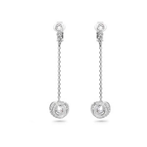 Swarovski, Ohrhänger Damen Silberfarben ONE SIZE, Swarovski Generation Ohrschmuck Damen