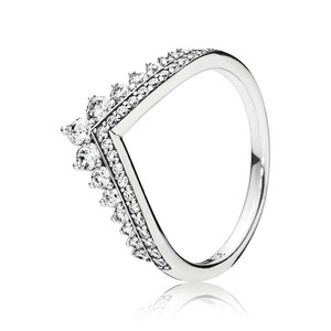 Pandora, Pandora Ring Damen, Pandora - Ring mit Stein, Stories, 54, Silberfarben
