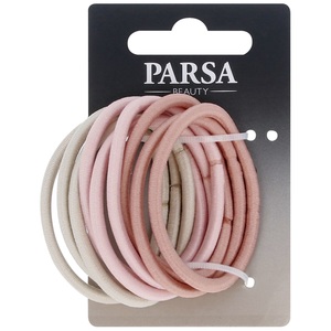 Parsa, PARSA Haargummi, rosa-beige 5.00 cm, 9 Stk., PARSA Haargummi, rosa-beige 5.00 cm, 9 Stk.