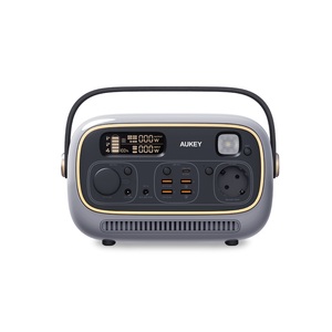 Aukey, Aukey PowerStudio Station 300, RE 03-GREY, (82500 mAh), AUKEY PowerStudio 300 - Tragbare Powerstation (Grau)
