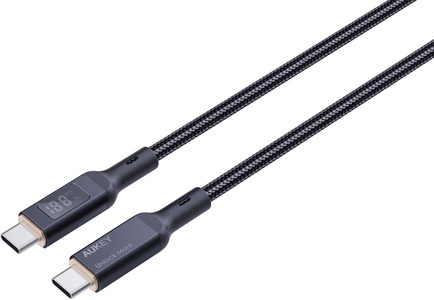 Aukey, AUKEY CB-MCC102 - USB-C Kabel (Schwarz)