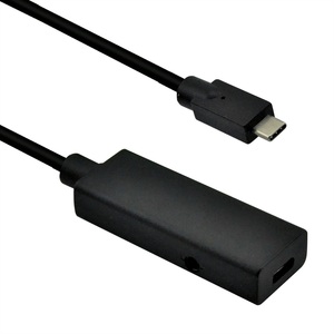 ROLINE, ROLINE USB-C-C, Datenkabel Repeater 12.04.1105 Black, ST/BU, 3.2 Gen2 5m