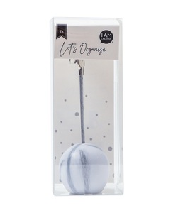 I am Creative, Fotoseil & 8 Magnetperlen, I AM CREATIVE Fotohalter Let`s Organize MAA4035.66 grau 29x100mm