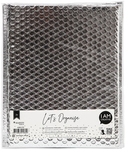 I am Creative, I AM CREATIVE Geschenktasche Let`s Organize MAA4088.076 metallic silber 3 Stück, I AM CREATIVE Geschenktasche Let`s Organize MAA4088.076 metallic silber 3 Stück