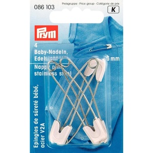 Prym, Prym Baby-Sicherheitsnadel, weiss 55 mm, Karton 1'000 Stk.