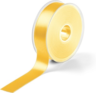 Prym, Prym Satinband, beidseitig gl&auml;nzend, gold 25 mm, Coupon 3 m, 100 % PES